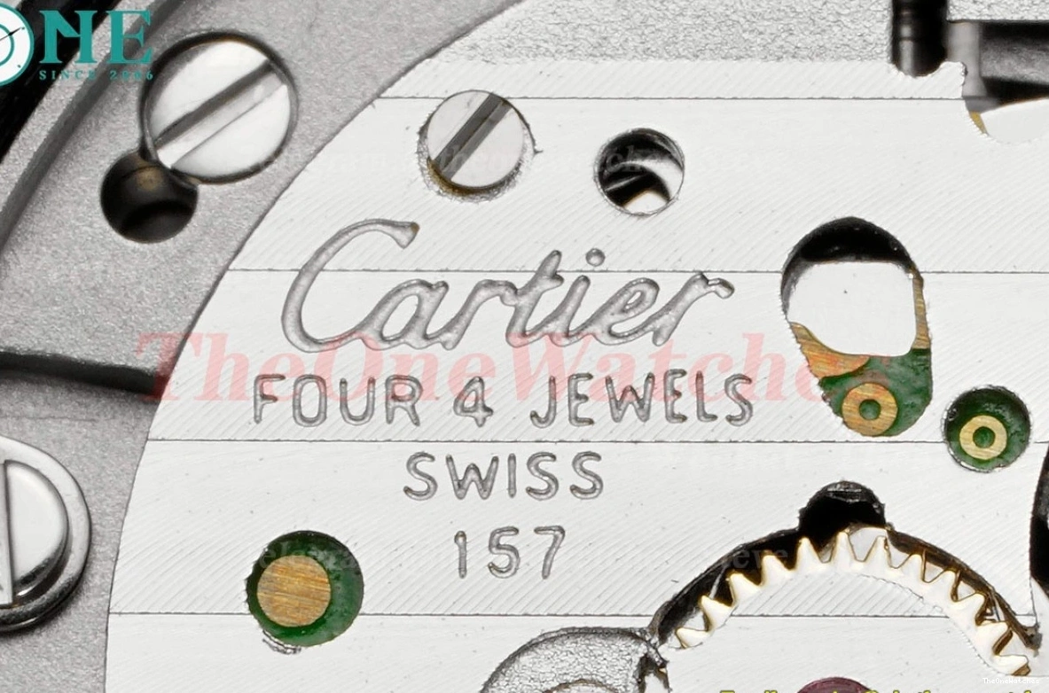 30mm SS De Ladies White LE Cartier Quartz RG Dial Red Pasha AF 0325